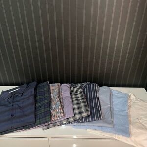 10 Men's Multi-Color Shirt ( Tommy Hilfiger, Banana R, Perry Ellis, Armani )